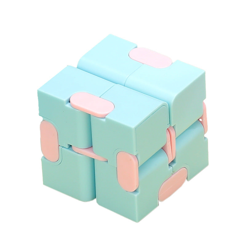 Infinite Rubik's Cube Macaron-colored fingertip
