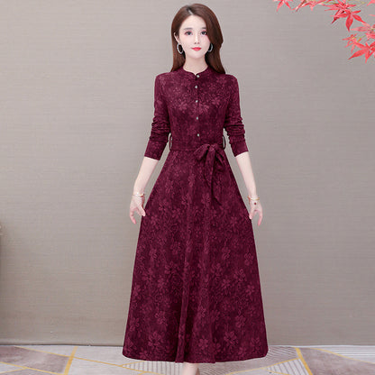 Long-sleeved dress
