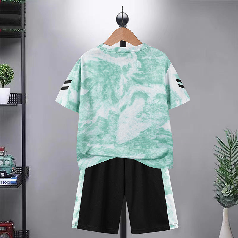 Children's camouflage training clothes