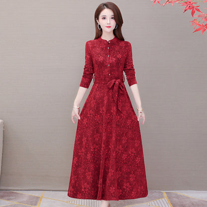 Long-sleeved dress