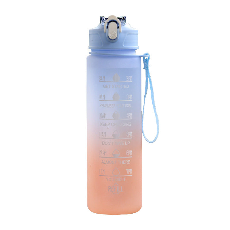Sports Cup with Straw Scale