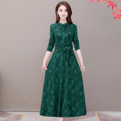 Long-sleeved dress