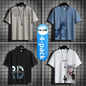 Summer men's ice silk short-sleeved T-shirt