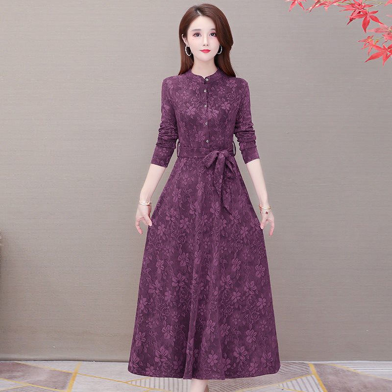 Long-sleeved dress