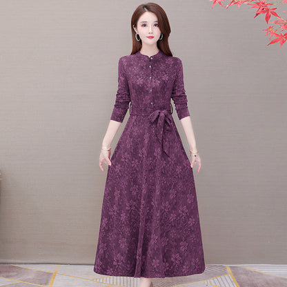 Long-sleeved dress
