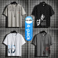 Summer men's ice silk short-sleeved T-shirt