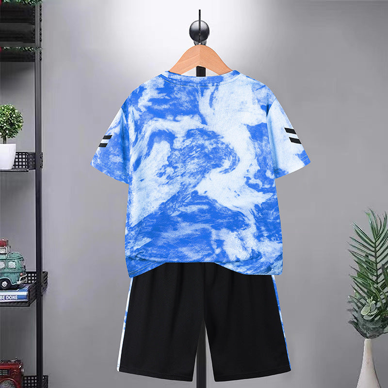 Children's camouflage training clothes