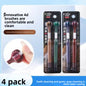 Three-sided tongue coating toothbrush