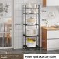 Multi-level kitchen storage rack