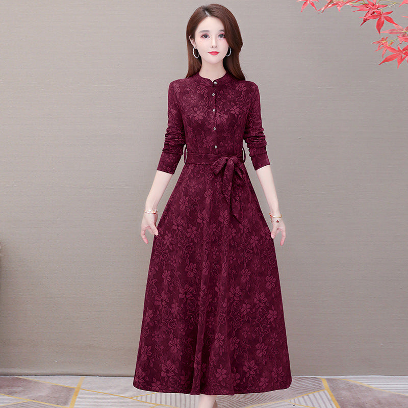 Long-sleeved dress