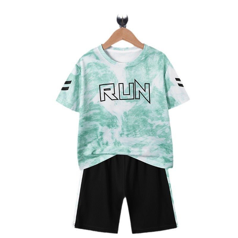 Children's camouflage training clothes