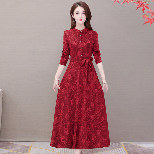 Long-sleeved dress