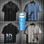Summer men's ice silk short-sleeved T-shirt