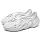 Anti-slip beach shoes worn over top of coconut-hole slippers
