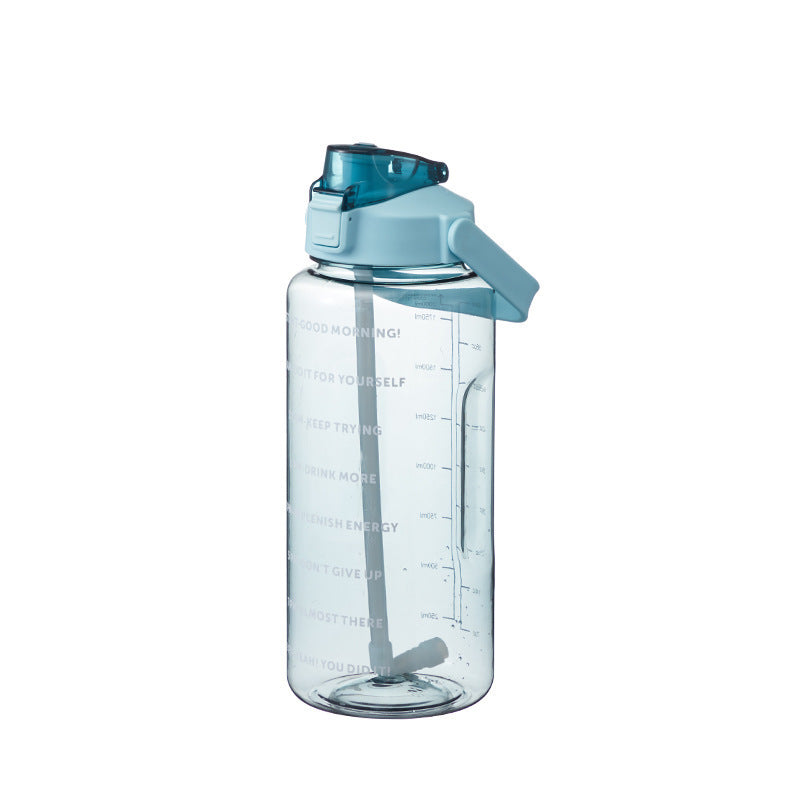 Sports Cup with Straw Scale