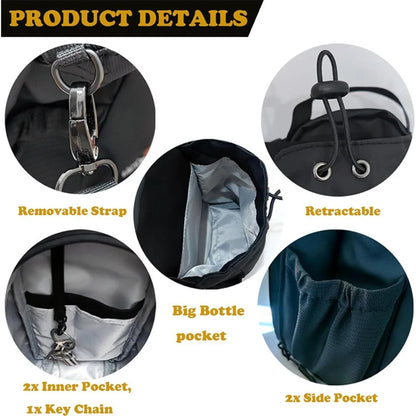 SuperStrong MagneticGym Bag Handbag Mobile Phone Bag Portable Fitness Water Bottle Bag Gym Storage Bag Accessories Strong Magnet