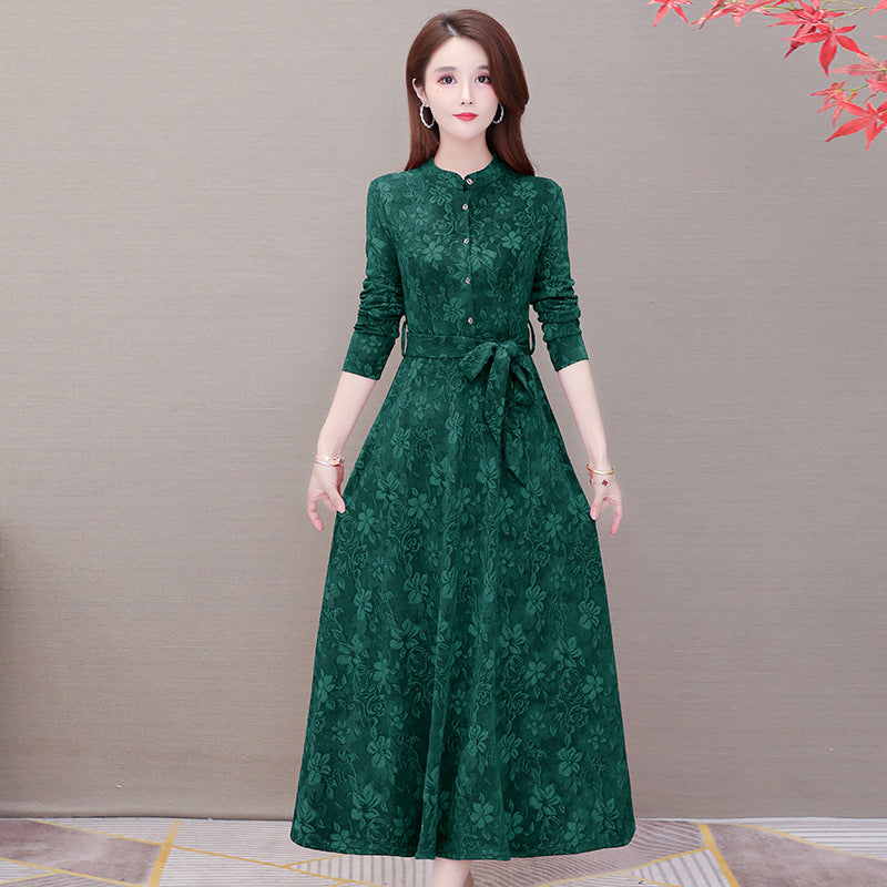 Long-sleeved dress