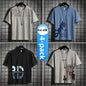 Summer men's ice silk short-sleeved T-shirt