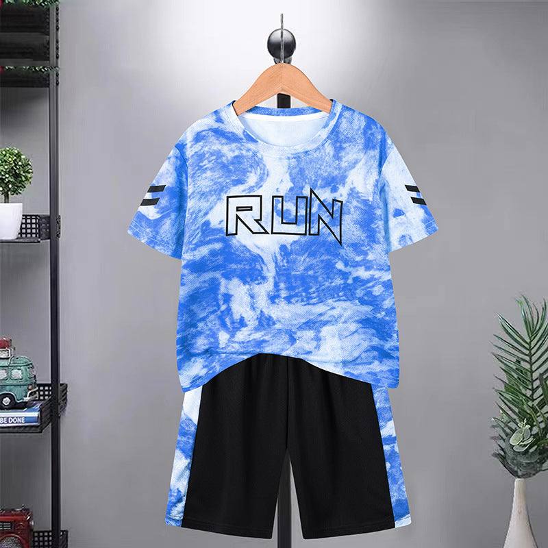 Children's camouflage training clothes