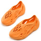 Anti-slip beach shoes worn over top of coconut-hole slippers