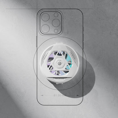 Magnetic Phone Cooler with Digital Display